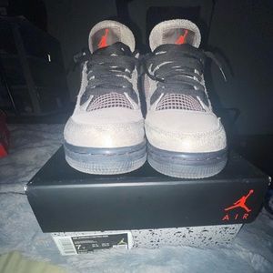 JORDAN 4 “TAUPE HAZE” (WORN TWICE)